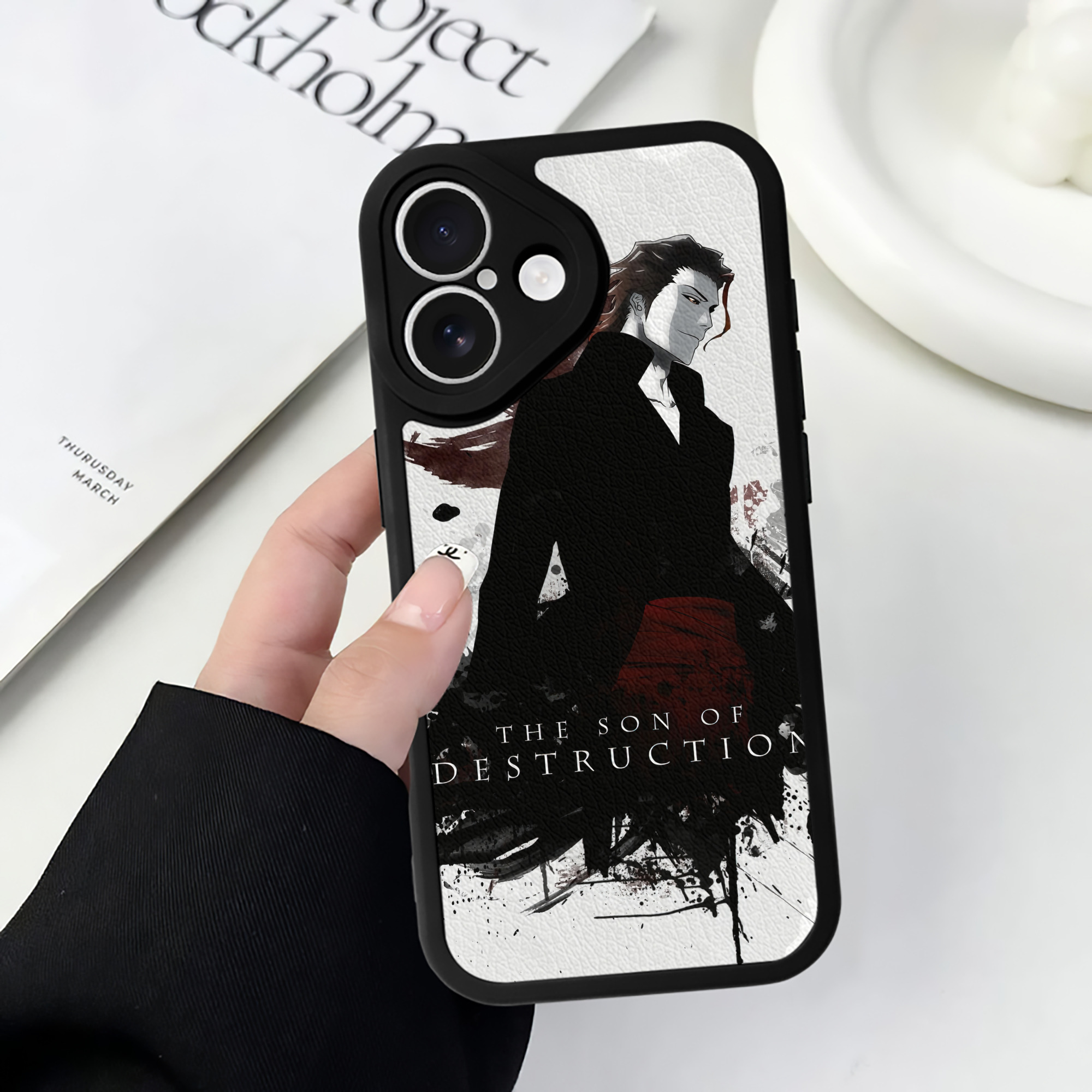 （画像用） ブリーチ BLEACH 【iPhone 16シリーズ対応】シリコンスマホケース（レザー調） 材質：シリコン